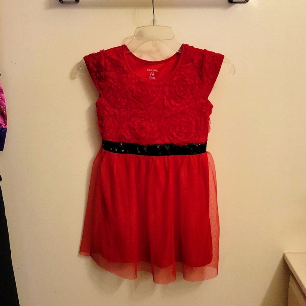 small red dress